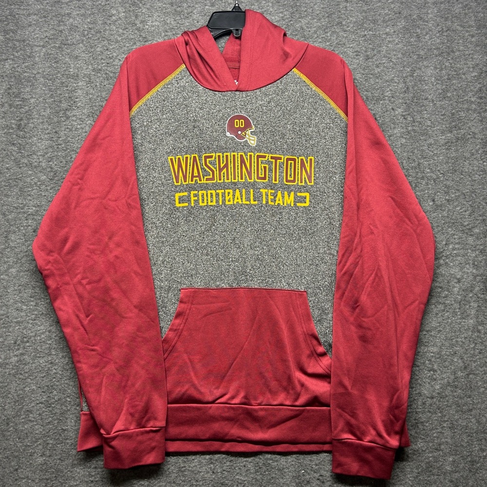 Washington Football Team Fanatics Hoodie XL Gray‎ Red NFL Pullover